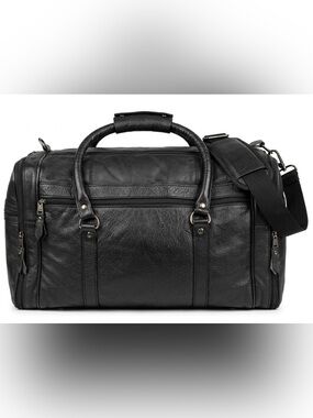 Vintage mulberry Scotchgrain Weekender Bag Black Pebble Grain Travel Duffle